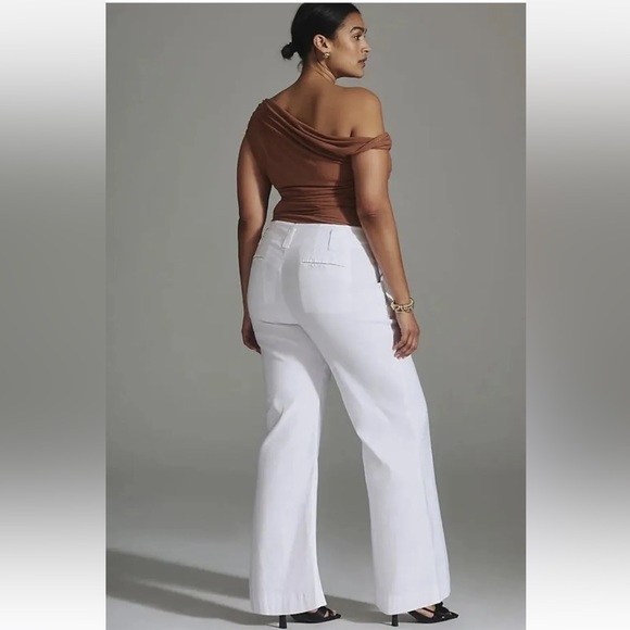 Anthropologie NWT The Naomi Wide-Leg Flare Pants by Maeve Size 2. - Picture 5 of 12